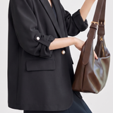 Chic Business Workwear Three Quarter Blazer - liwisi