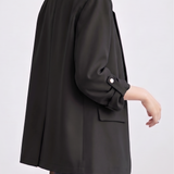 Chic Business Workwear Three Quarter Blazer - liwisi
