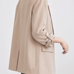 Chic Business Workwear Three Quarter Blazer - liwisi