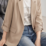 Chic Business Workwear Three Quarter Blazer - liwisi