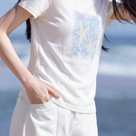 Casual Printed Short Sleeve T-Shirt - liwisi