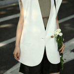 French Relaxed Business Vest Blazer - liwisi