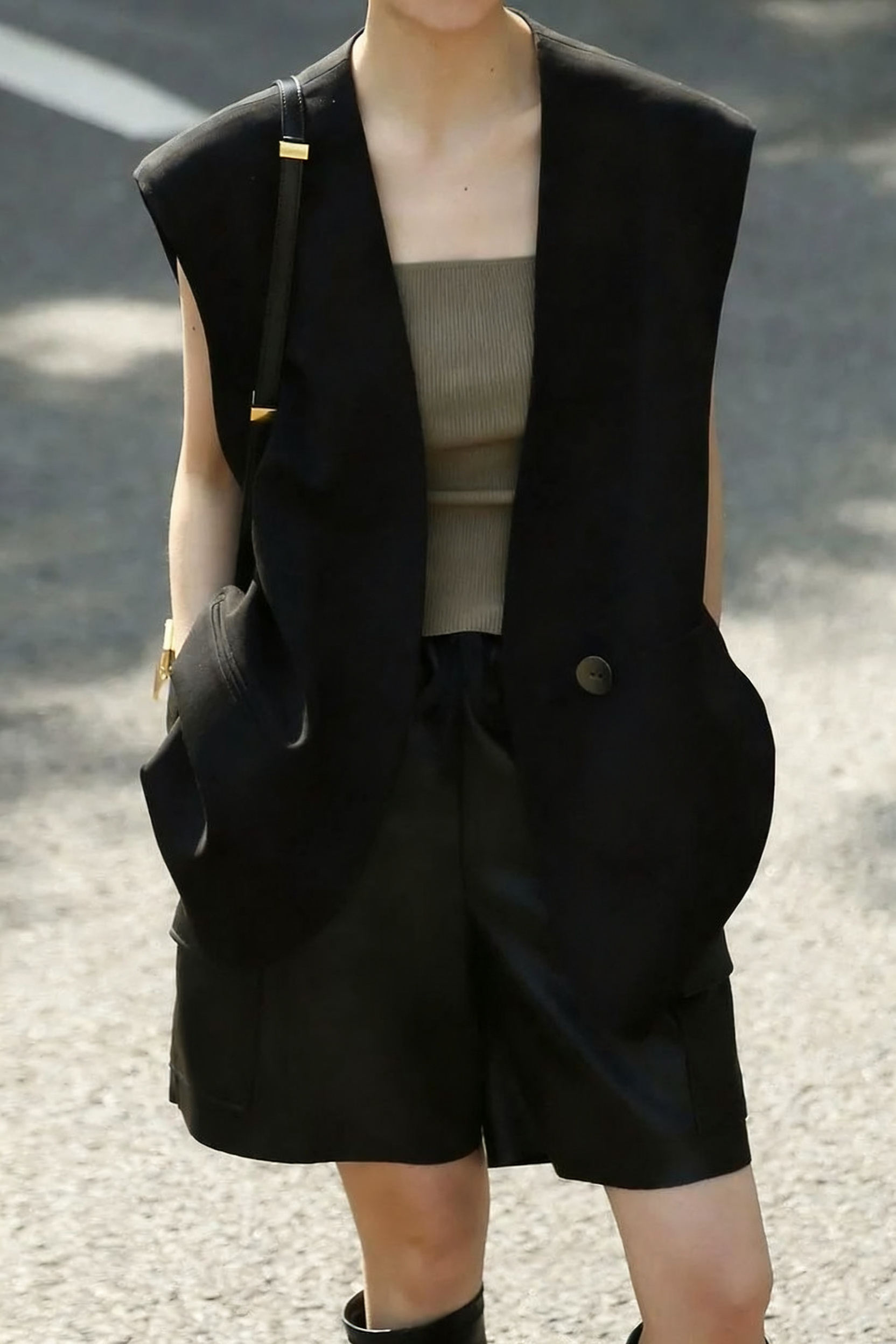French Relaxed Business Vest Blazer - liwisi