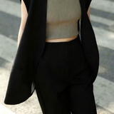 French Relaxed Business Vest Blazer - liwisi