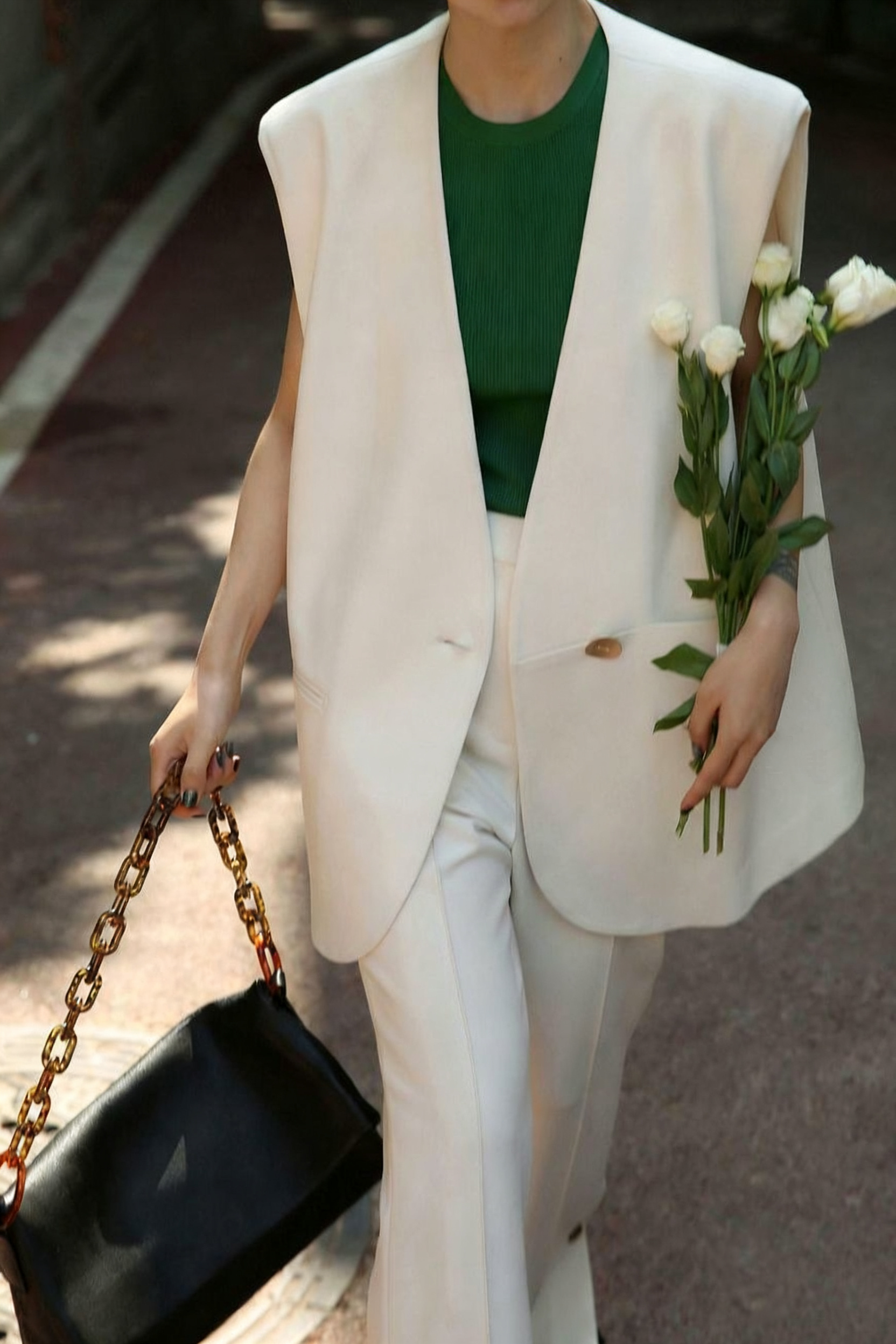 French Relaxed Business Vest Blazer - liwisi