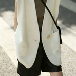 French Relaxed Business Vest Blazer - liwisi