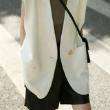 French Relaxed Business Vest Blazer - liwisi