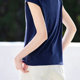 Casual Color Block V-Neck Knit Sweater - liwisi