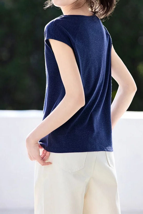 Casual Color Block V-Neck Knit Sweater - liwisi