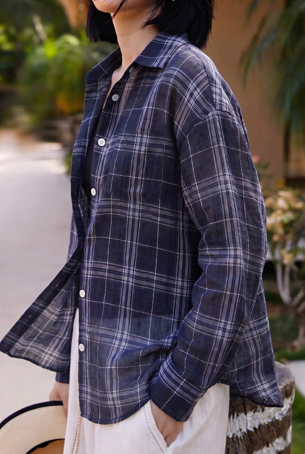 Casual Commuter Plaid Shirt - liwisi