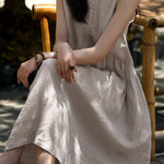 Elegant Commuter Tie-Dye Dress - liwisi