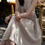 Elegant Commuter Tie-Dye Dress - liwisi