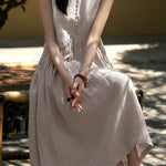 Elegant Commuter Tie-Dye Dress - liwisi