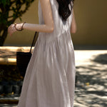 Elegant Commuter Tie-Dye Dress - liwisi