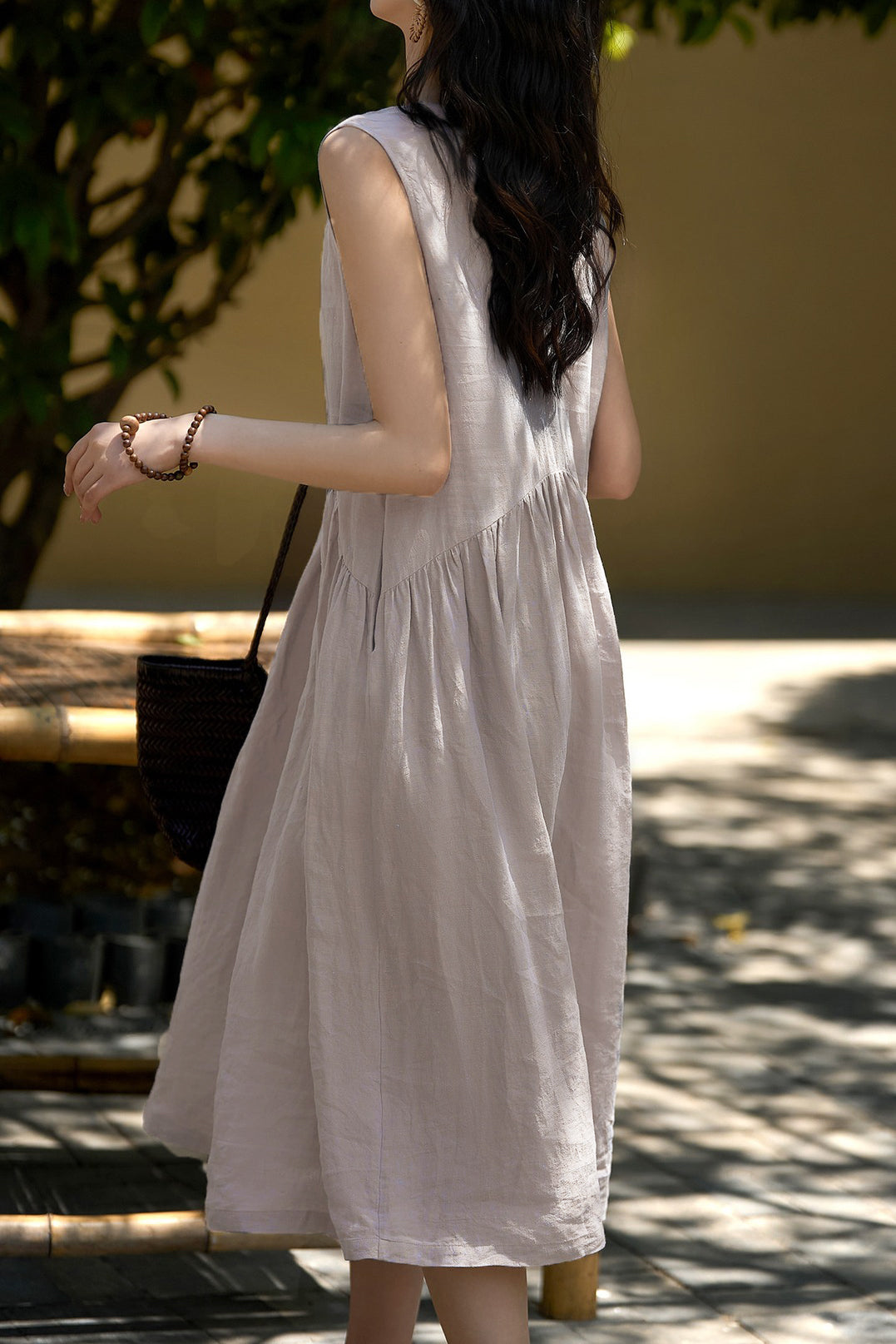 Elegant Commuter Tie-Dye Dress - liwisi