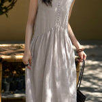 Elegant Commuter Tie-Dye Dress - liwisi