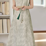 Elegant Commuter Waist Tie Dress - liwisi
