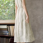 Elegant Commuter Waist Tie Dress - liwisi
