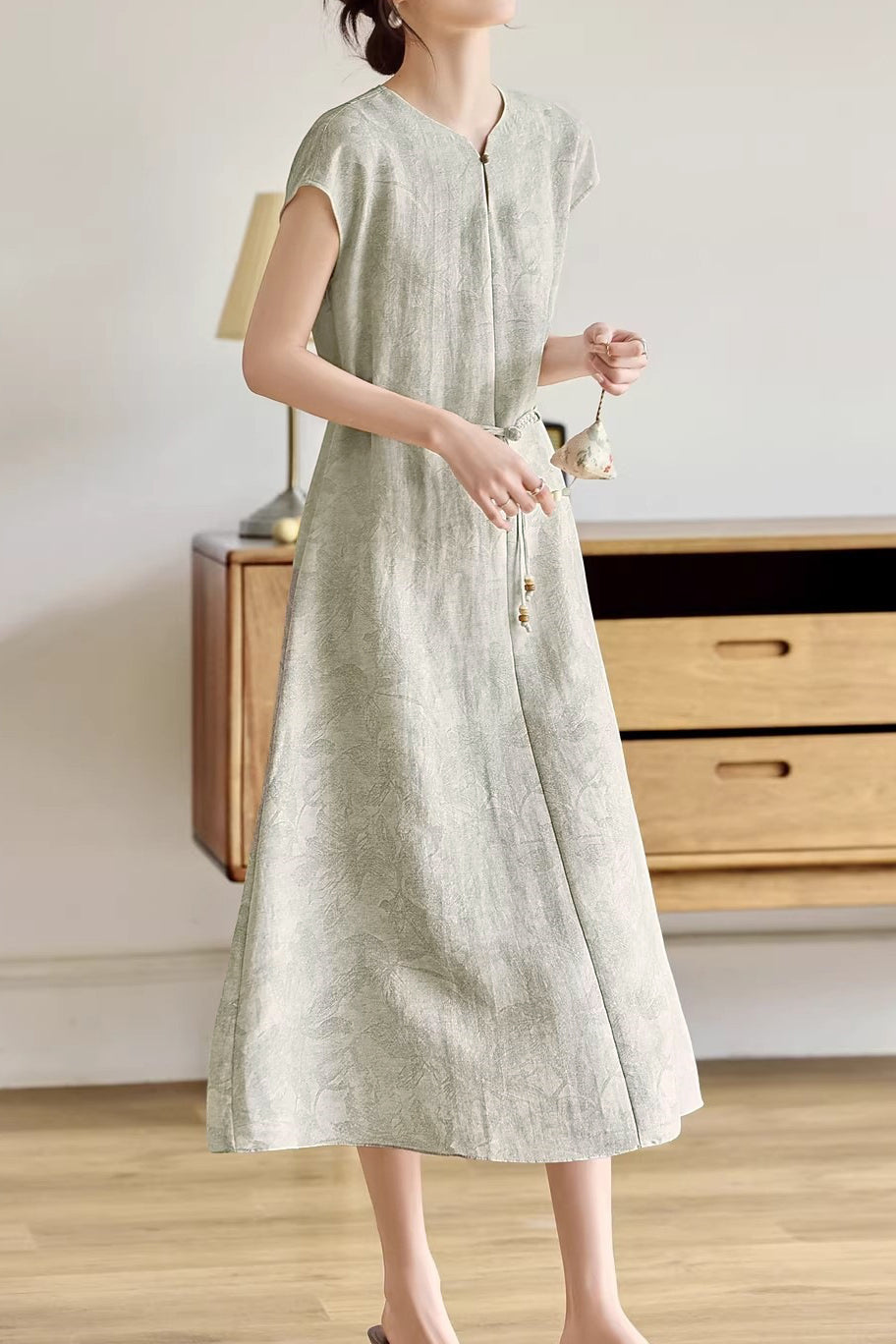 Elegant Commuter Waist Tie Dress - liwisi