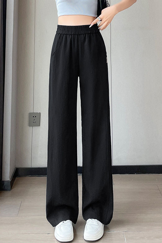 Casual Denim High Waist Straight Leg Pants - liwisi