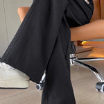 Casual Denim High Waist Straight Leg Pants - liwisi