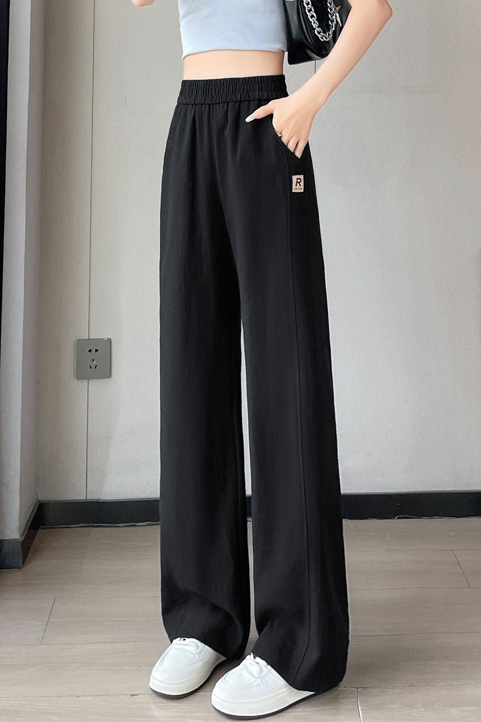 Casual Denim High Waist Straight Leg Pants - liwisi