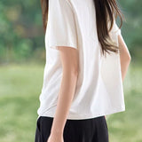 Casual Twist Fake Two-Piece T-Shirt - liwisi