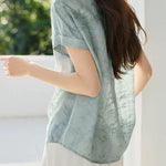 Elegant Commuter Folded Drop Shoulder Printed Shirt - liwisi