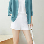 Elegant Commuter V-Neck Batwing Sleeve Knit Sweater - liwisi