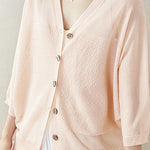 Elegant Commuter V-Neck Batwing Sleeve Knit Sweater - liwisi