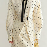 French Polka Dot Floral Ribbon Set - liwisi