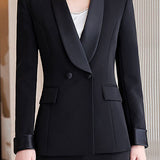 Minimalist Commuter Lapel Suit Set - liwisi