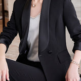 Minimalist Commuter Lapel Suit Set - liwisi