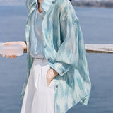 Casual Vacation Blush Print Shirt - liwisi