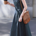 Casual Commuter Denim Sleeveless Dress - liwisi