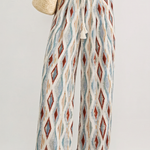 Vacation Style Geometric Printed Wide Leg Pants - liwisi
