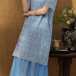 Elegant Embroidered Spliced Dress - liwisi