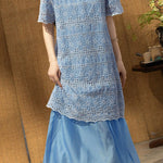 Elegant Embroidered Spliced Dress - liwisi