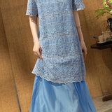 Elegant Embroidered Spliced Dress - liwisi