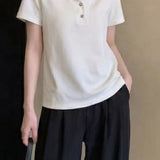 Gentle Commuter Lapel Knit Sweater