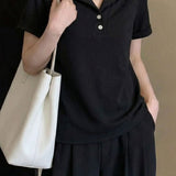 Gentle Commuter Lapel Knit Sweater