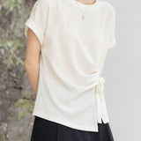 Relaxed Commuter Textured Tie T-Shirt