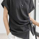 Relaxed Commuter Textured Tie T-Shirt