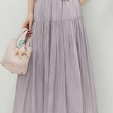 Gentle Elegance Knit Short Sleeve Two-Piece Set