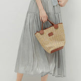 Gentle Elegance Knit Short Sleeve Two-Piece Set