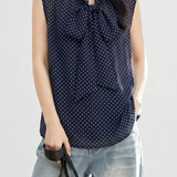 Casual Commuter Abstract Printed Sleeveless Shirt
