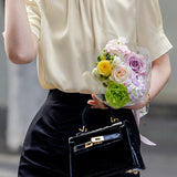 Commuter Pearl Ruffled Short Sleeve Shirt