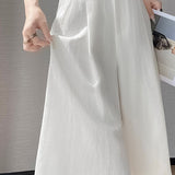 Casual Cotton Linen Five-point Wide Leg Shorts