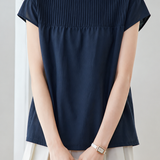 Casual Commuter Ruffled Pleated Blouse
