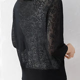 Elegant Commuter Hollow Out Knit Cardigan